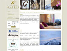 Tablet Screenshot of hotel-gloria.ch
